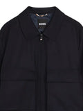 BOSS patch pocket zip jacket