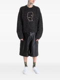 Brain Dead logo-embroidered jumper