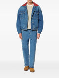 MARANT reversible shearling-effect denim jacket